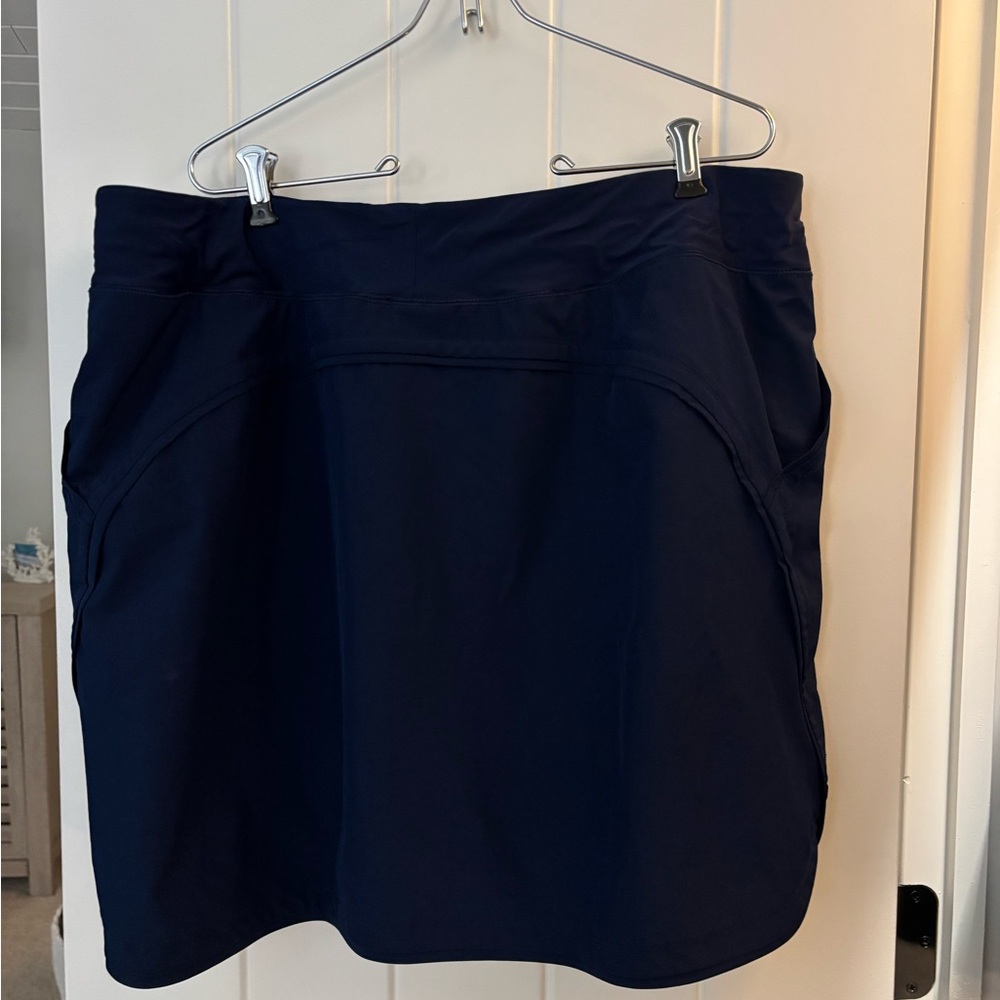 Lands’ End Quick Dry Board Skort Navy Blue - Picture 4 of 16